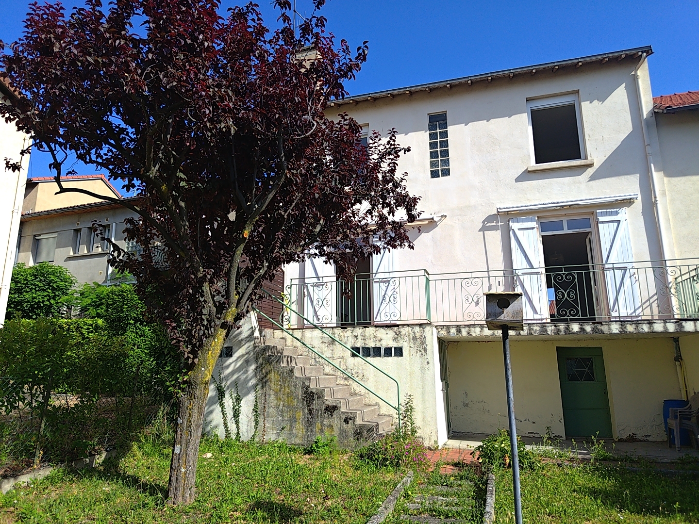 Maison de ville, 107 m² habitables, jardin