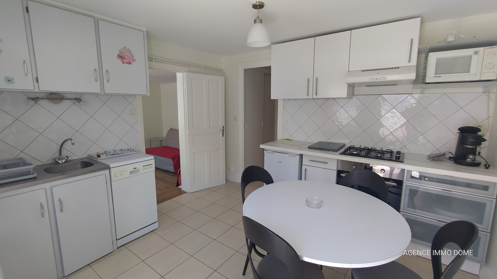 F2 meublé, 41 m², terrasse, parking